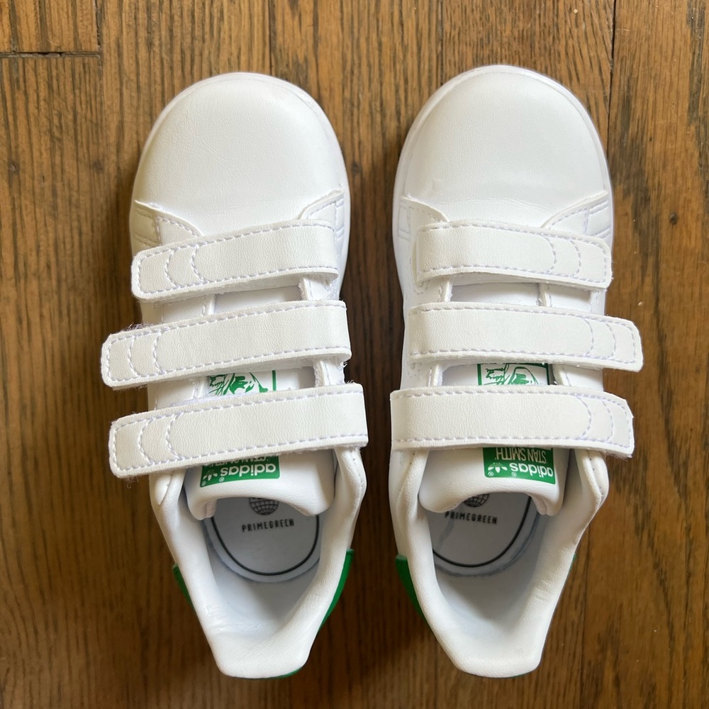 Adidas Original Kids- Stan Smith Toddler White Size 9
